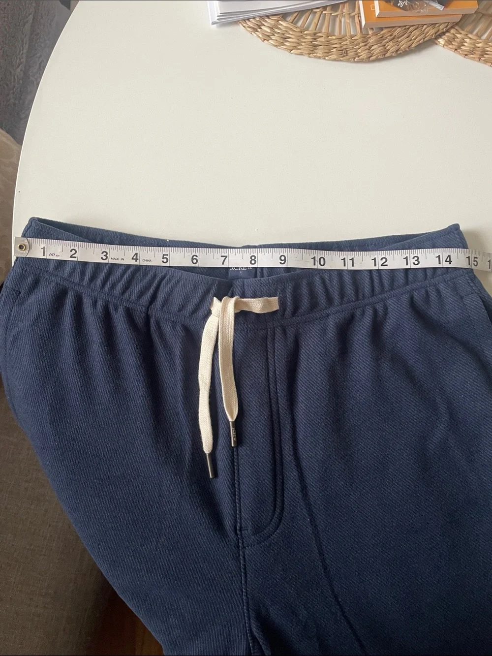 J. Crew Men’s Small New Navy Blue Jogger 2 Pocket Comfort Everyday Wear Pant